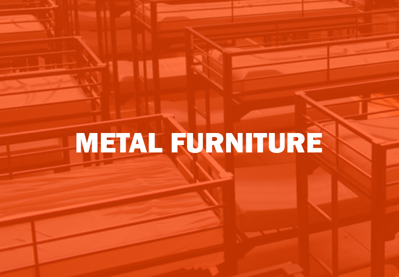 Metal Furniture for Emergency Shelters, Universities and other Institutions