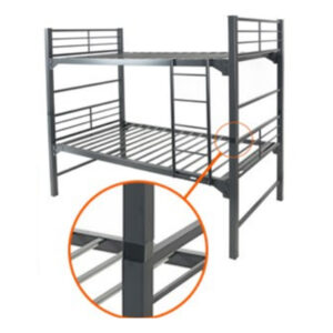 Military Grade Bunkable Platform Bed Commercial Steel Construction